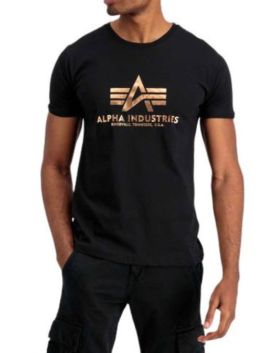 Alpha Industries Basic T-shirt Μαυρο