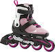 Rollerblade Microblade G Kids Adjustable Inline Rollers Pink