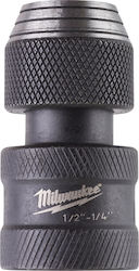 Milwaukee 4932471828 Τσοκ Ταχείας 1/2" Τετράγωνο σε 1/4" Εξάγωνο