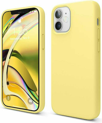 Sonique Liquid Back Cover Silicone Yellow (iPhone 12 mini)