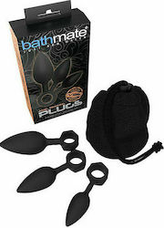 Bathmate Anal Training Butt Plugs Anal Plug Black 3pcs