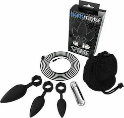 Bathmate Vibe Anal Plugs Set Black 4pcs