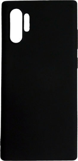 Matt Back Cover Σιλικόνης Μαύρο (Galaxy Note 10)