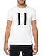 Les Deux Herren T-Shirt Kurzarm White / Black