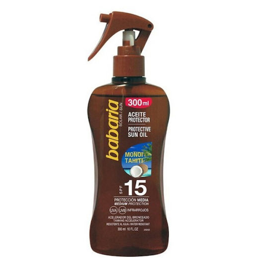 Babaria Αντηλιακό Λάδι Σώματος SPF6 σε Spray 300ml