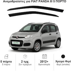 Heko Σετ Ανεμοθραύστες Μπροστινοί Σκούρο Φιμέ για Fiat Panda 2τμχ 15167 Heko Σετ Ανεμοθραύστες Μπροστινοί Σκούρο Φιμέ για Fiat Panda 2τμχ 15167