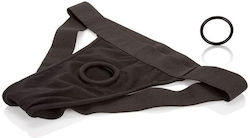 Calexotics The Ultra-soft Strap On Harness Jock Strap Арсенал в Черен цвят