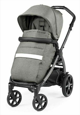 Peg Perego New Book Reglabil Cărucior pentru Bebeluși Potrivit pentru Nou-născut City Grey 10.8kg 02963BA53PL00