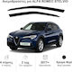 Heko Set deflectoare de vânt Dark Fime pentru Alfa Romeo Stelvio 2buc