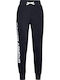 Copilăresc Pantalon de Trening Negru 1buc