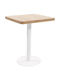 Table Kitchen Wooden with Metal Frame Open Café 60x60x75cm