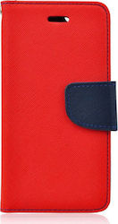 iSelf Fancy Wallet Δερματίνης Κόκκινο (Galaxy A42)