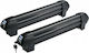 Cruz Dark 4 Car Ski Mounts Suitable for 4 Ski Pairs or 2 Snowboards