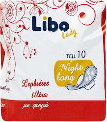 Libo Lady Night Long Ultra με Φτερά 10τμχ