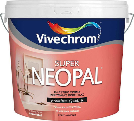 Vivechrom Super Neopal Βάση TR Πλαστικό Χρώμα για Εσωτερική Χρήση 3lt