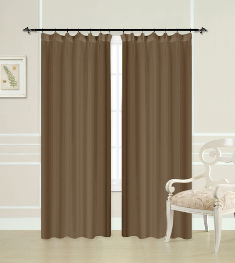 Import Hellas Blackout Curtain With Pencil Pleat 270x270cm