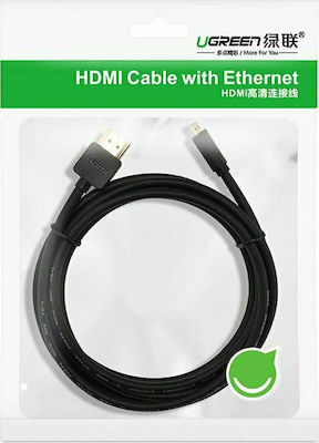 Ugreen HDMI 2.0 Cablu HDMI de sex masculin - micro HDMI de sex masculin 1.5m Negru