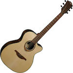 Lag Semi-Acoustic Guitar T318ACE Cutaway Natural