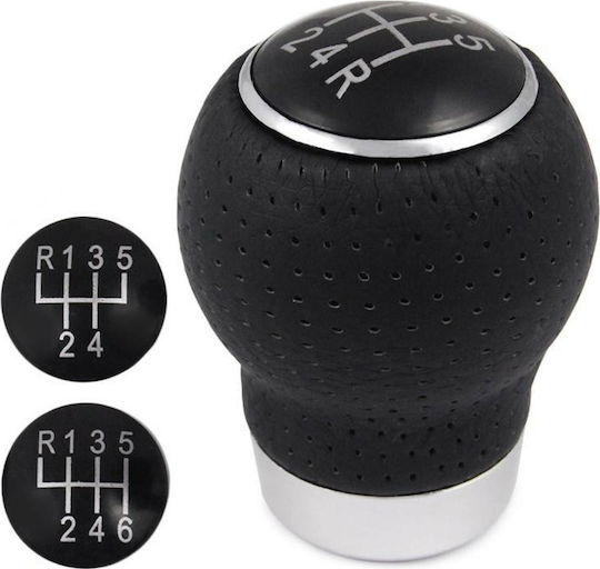 Autoline Shift Knob Onyx Gear Shift with 3 Options Universal Black