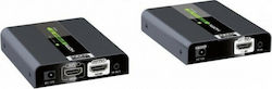 Techly IDATA EXT-E704K2 HDMI Extender IDATA EXT-E704K2