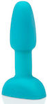 b-Vibe Rimming Plug Petite Anal Plug Turquoise 12.5cm