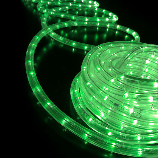 Christmas Light Tube Green Two-channel 220V 3600 Light Bulbs 100m IP20 Aca