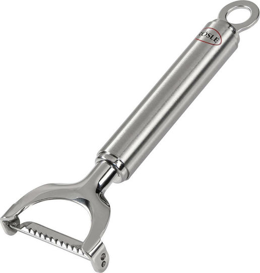 Rosle Peeler and Fruit and Vegetable Cleaner with Julienne Blade Stainless Steel