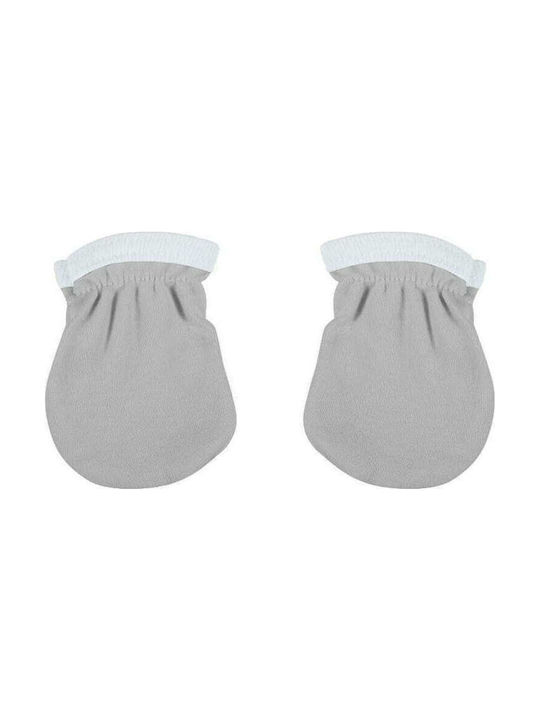 Figlio Bino MIttens for Newborns Gray