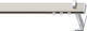 Viometale Cosmos Jessica One-Way Aluminum Curtain Track Nickel Matt / Chrome 160cm