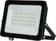 Lucas LED Στεγανός Προβολέας LED 50W Θερμό Λευκό 2700K IP66