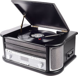 Denver MRD-51 Turntables with Preamp and Built-in Speakers Black