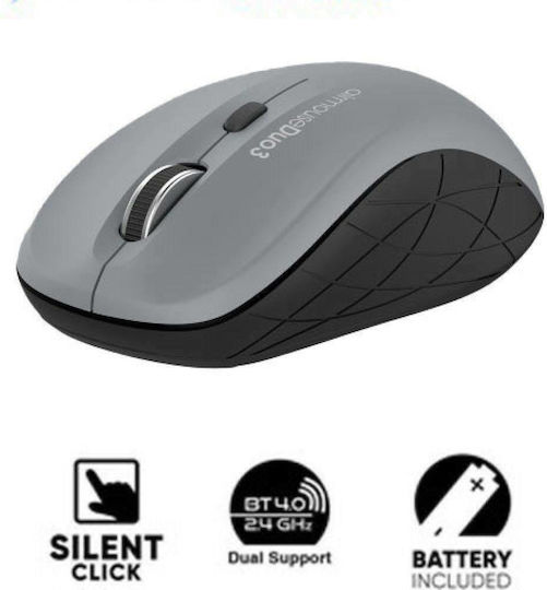 Alcatroz Duo 3 Ασύρματο Bluetooth Ποντίκι Gray