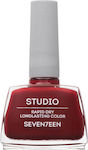 Seventeen Studio Rapid Dry Lasting Color Gloss Βερνίκι Νυχιών Quick Dry Κόκκινο 142 12ml