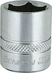 Benman Socket Hex with Square Drive 1/4" Diameter 9mm