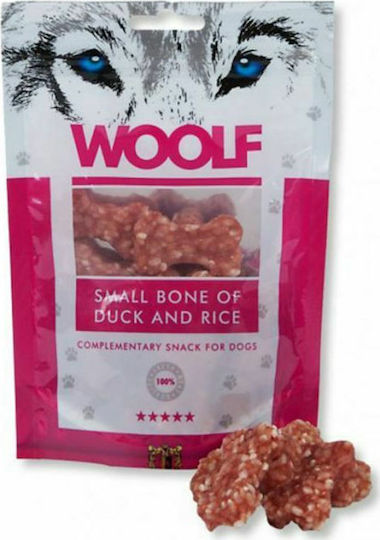 Woolf Leckerli für Hunde Kleine Rassen ohne Getreide mit Ente und Reis 100gr 49009