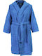 Dimcol No16 1320911605100022 Kids' Swimming Bathrobe Cotton Blue