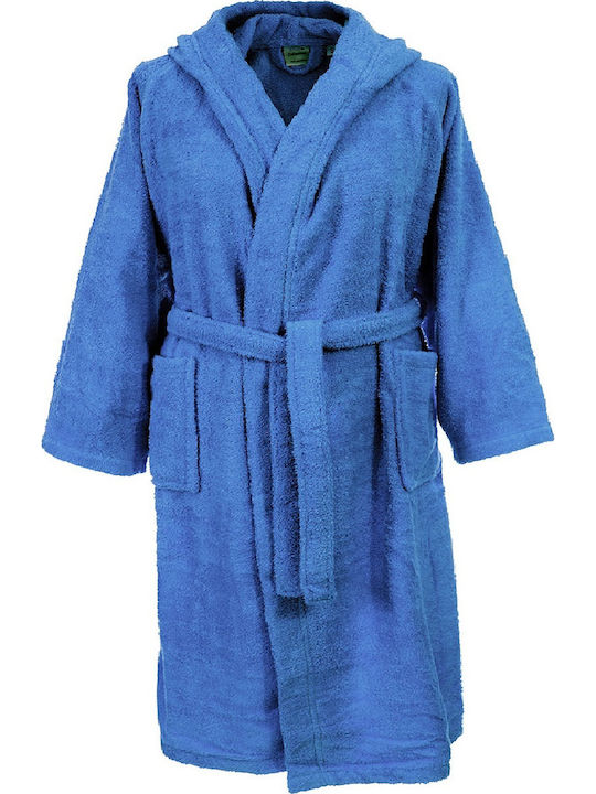 Dimcol No6 1320910605100022 Kids' Swimming Bathrobe Cotton Blue