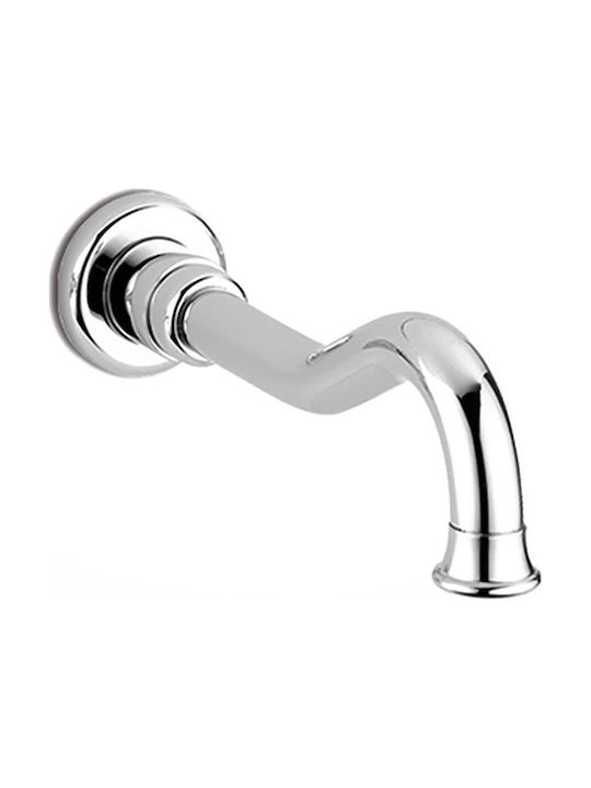 Bugnatese Oxford Built-In Tap Bathtub Chrome