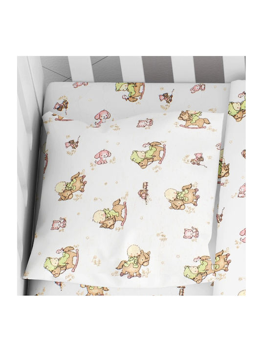 Dimcol Baby Baby Cotton Pillowcase Multicolour 35x45cm