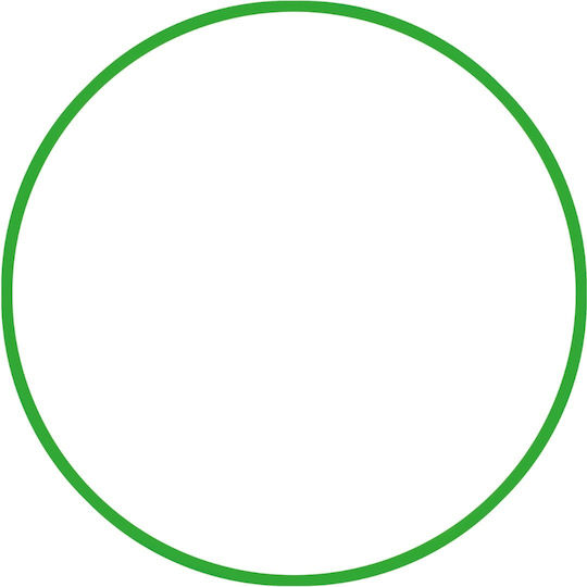 AMILA Green Rhythmic Gymnastics Hoop Ø70cm 175gr
