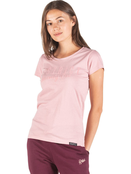 District75 220WSS-838 Women's Athletic T-shirt Pink