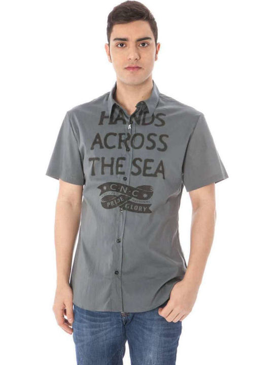 Costume National Cotton Shirt Gray