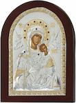 Prince Silvero Silver Holy Mary Icon 20x26cm