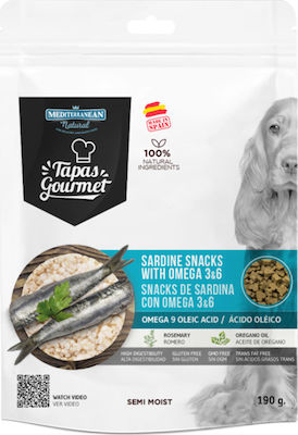 Mediterranean Natural Tapas Gourmet Dog Treat Gluten Free with Sardine 190gr 20100645