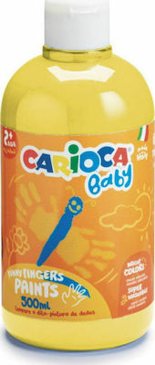 Carioca Baby Δακτυλομπογιά Κίτρινη 500ml