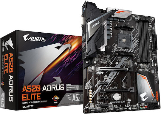 Gigabyte A520 Aorus Elite rev. 1.0 Motherboard ATX με AMD AM4 Socket A520