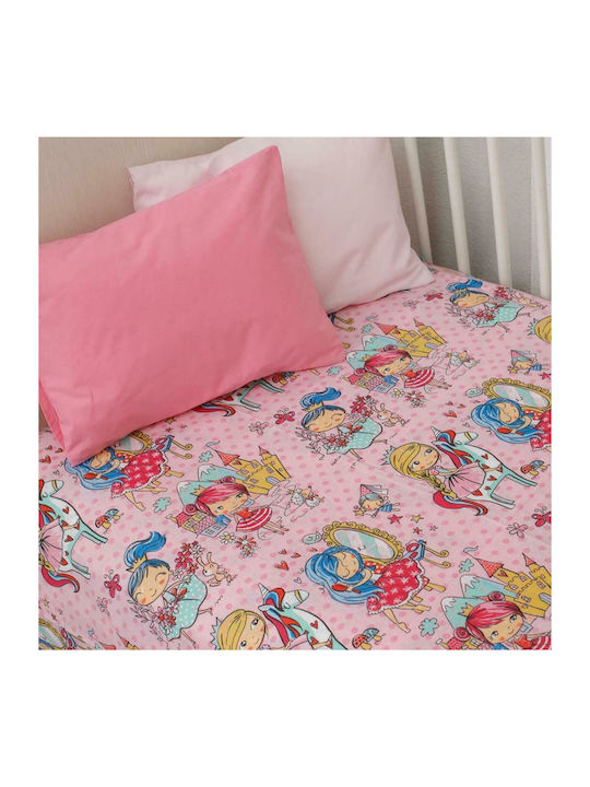 Borea Lady Π-7 Pătură pentru bebeluși Față și spate Bumbac Roz 110x140cm