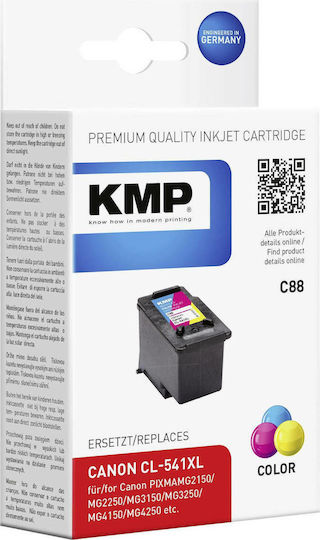 KMP C88 Съвместима мастилена касета за инжекционен принтер Canon CL-541XL Множество (цвят)