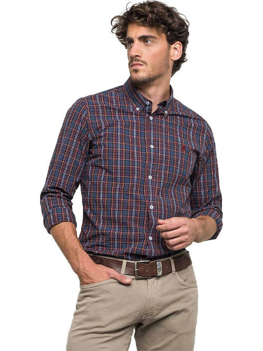 Malboro Classics Cotton Shirt Blue