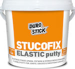 Durostick Stucofix Elastic Putty Gresie de umplere a rosturilor de țiglă Flexibil Îmbinări, Crăpături și Netezirea Suprafeței Alb 1kg ΣΣΣΕΠ01